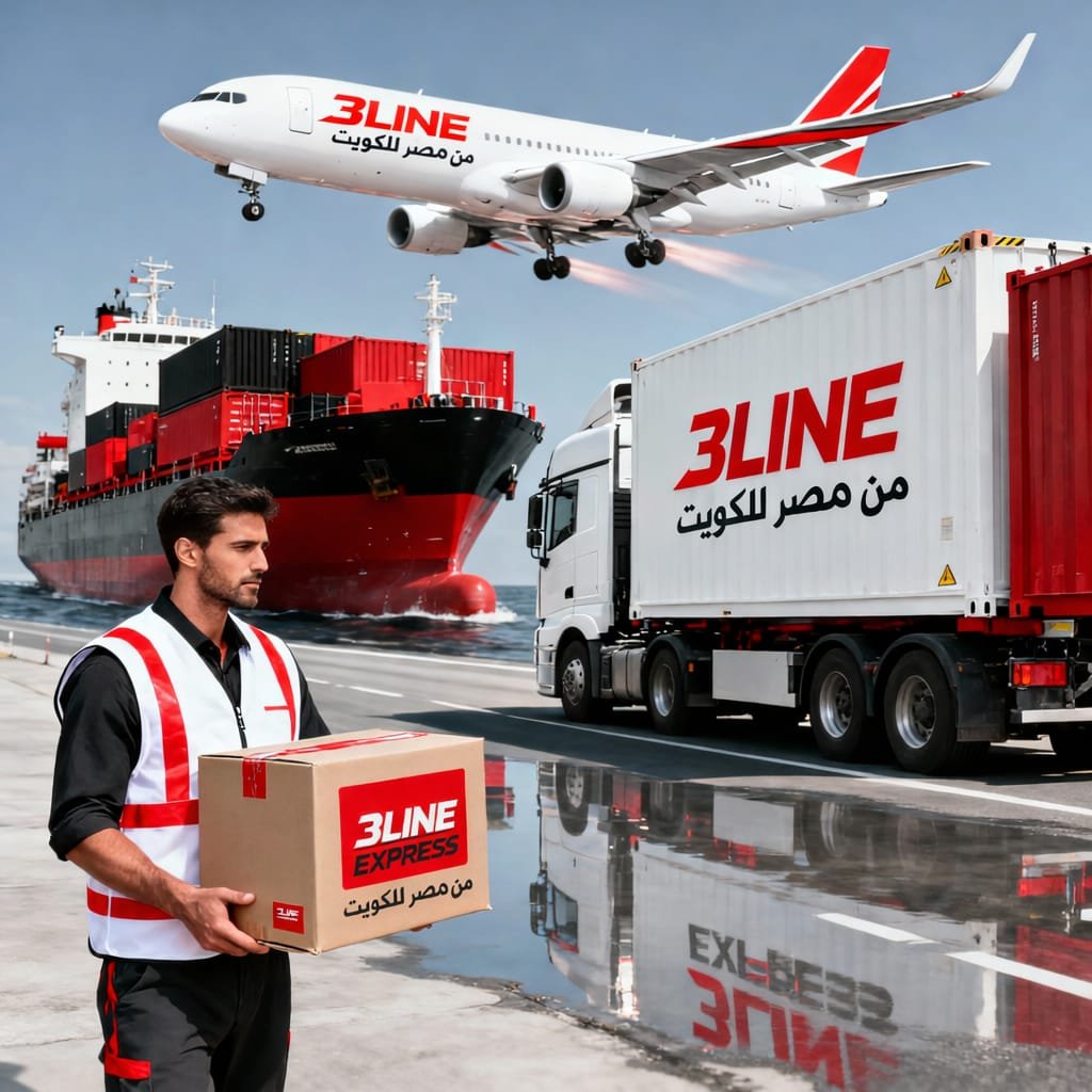 شحن من مصر الي الكويت